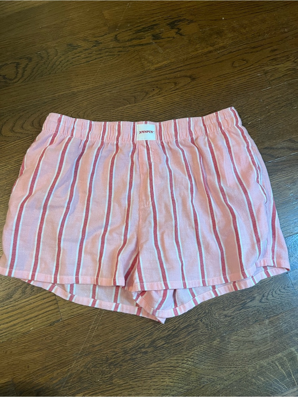 Joyspun Pink Striped Women’s Casual Shorts